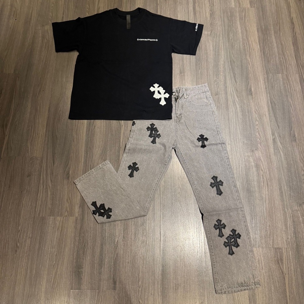 Chrome Hearts Black Short Sleeve Tee